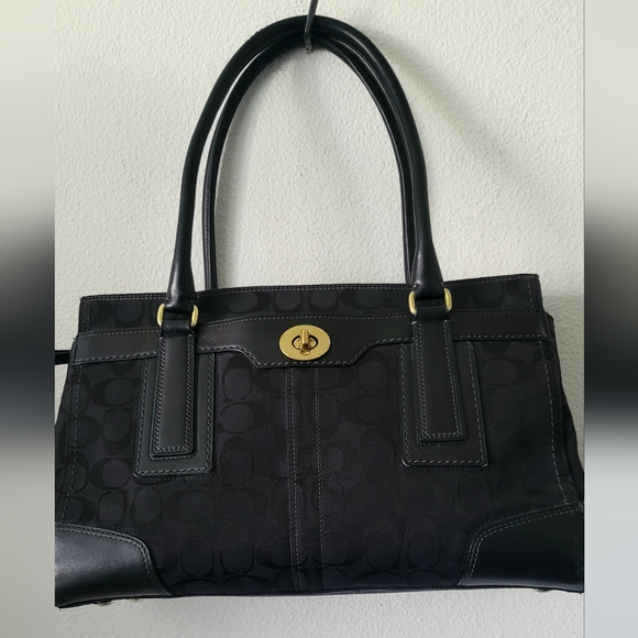 Coach Handbags - COACH Monogram Canvas Signature Logo Shoulder/ Handbag